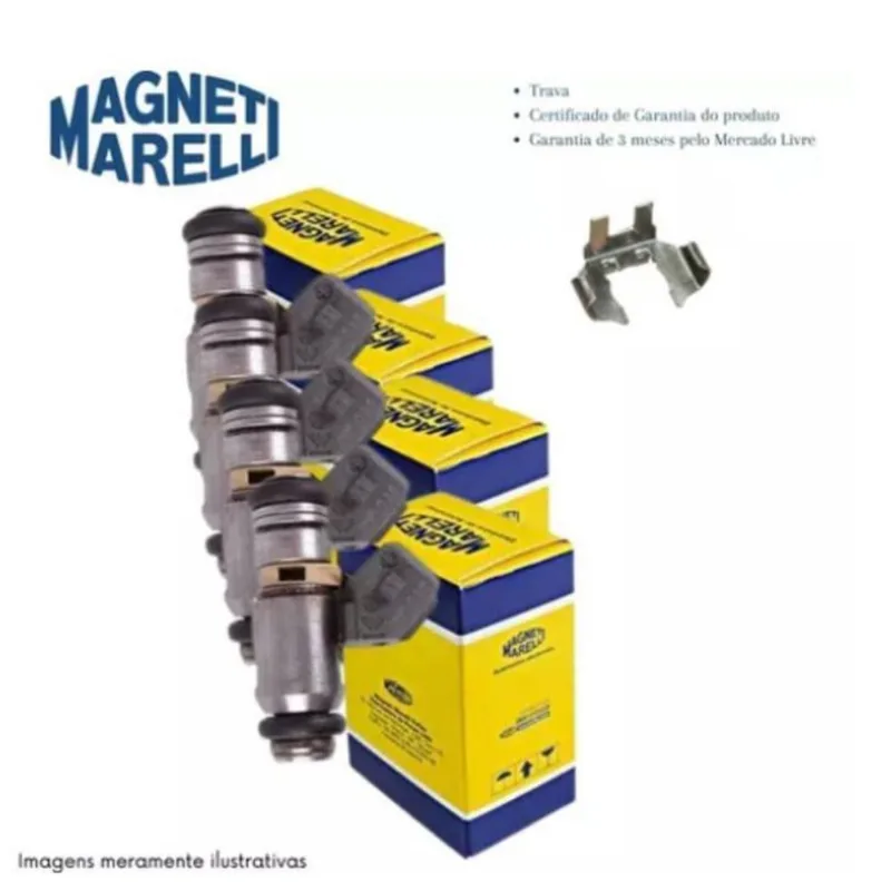 Kit 4 Bico Injetor Renault Scenic 1.6 16V 1999 A 2004 Iwp026