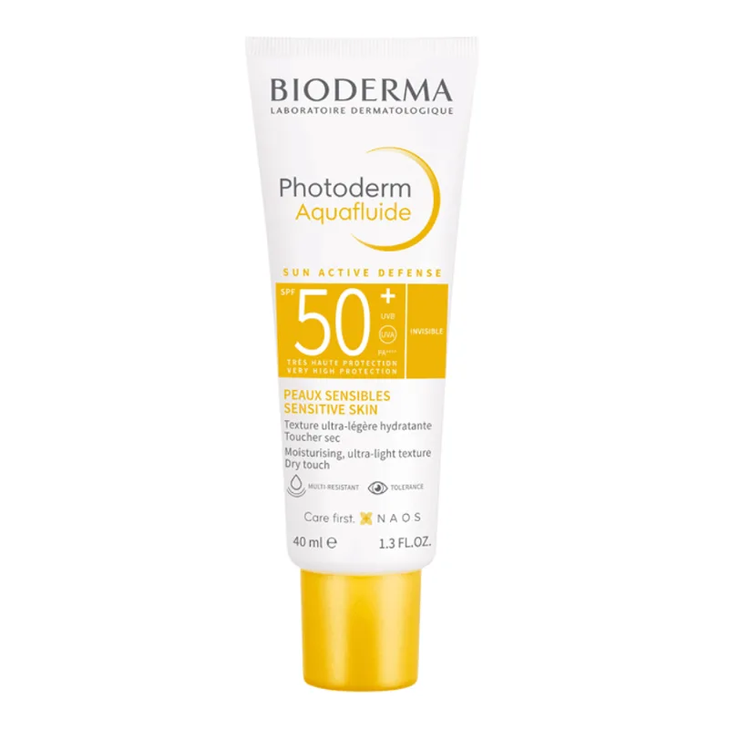Protetor Solar Facial Bioderma FPS 50+ Photoderm Aquafluid Neutro 40ml à Base de Água