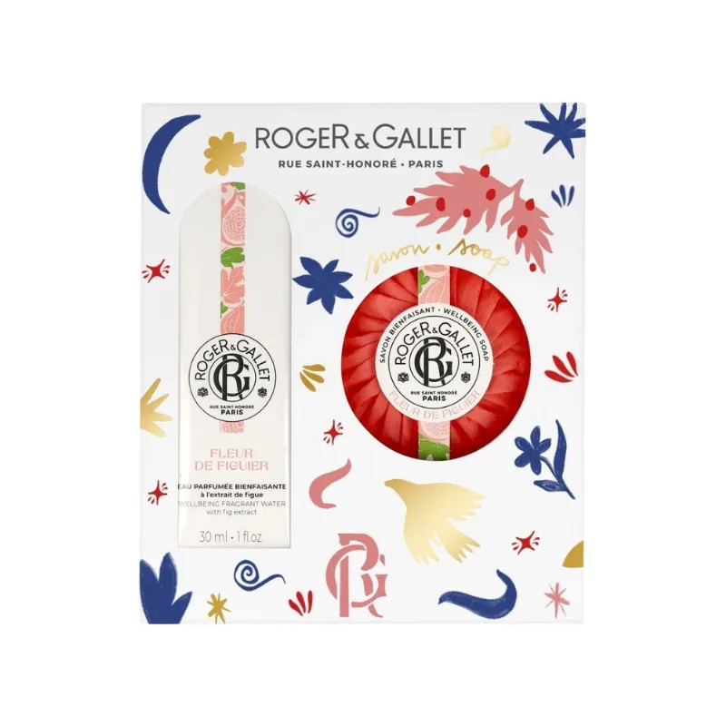 Roger E Gallet Coffret Fleur De Figuier 30ml + Sabonete 100g