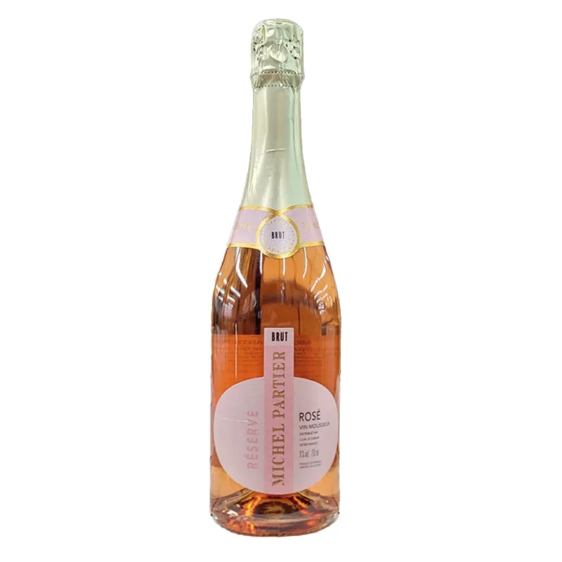 Espumante Brut Rosê Réserve Michel Partier 750ml