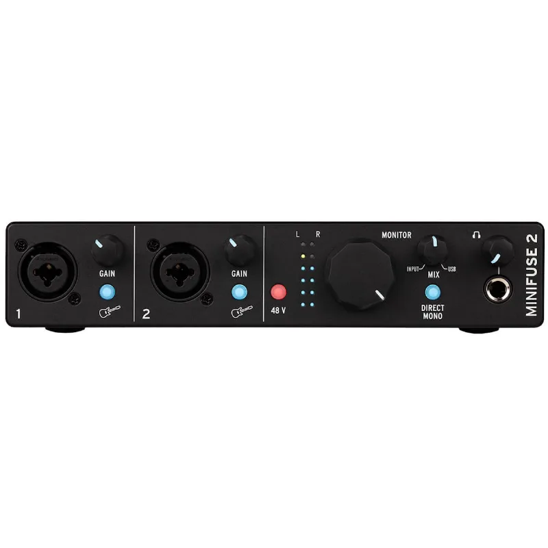 Interface De Áudio Arturia Minifuse 2 Usb-c Portátil Preto