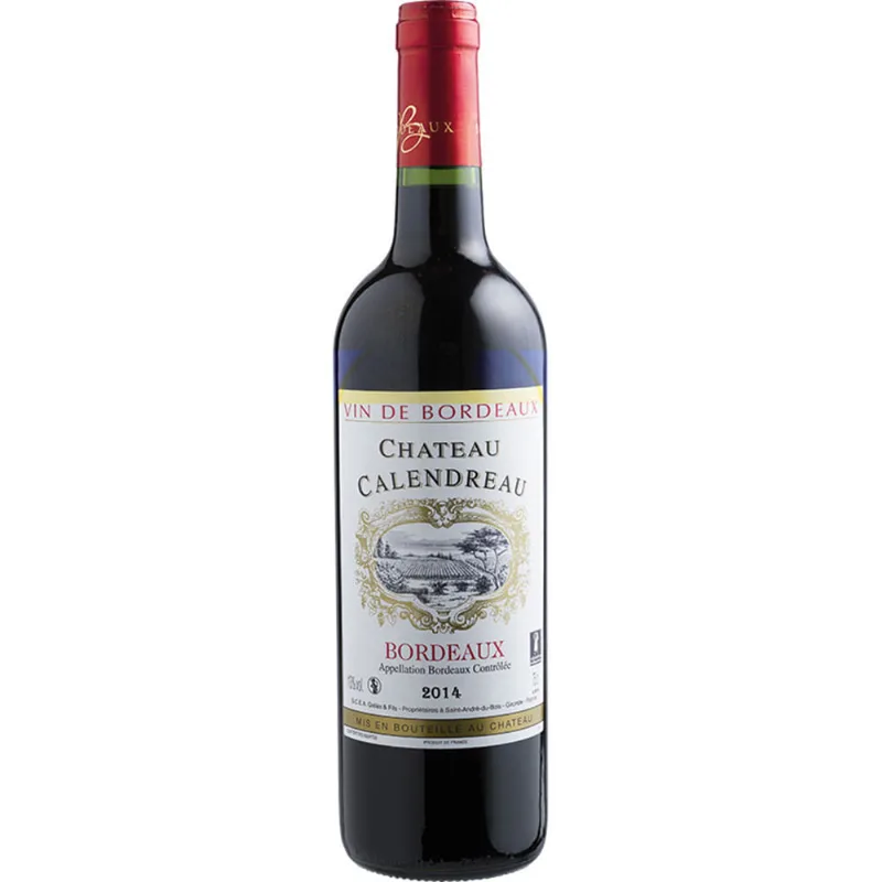 Vinho Francês Chateau Calendreau Bordeaux 750 ml