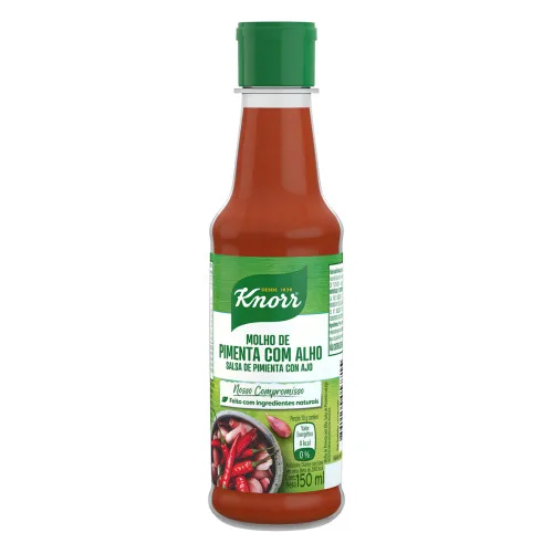 Molho De Pimenta Com Alho Knorr Vidro 150ml - KNORR