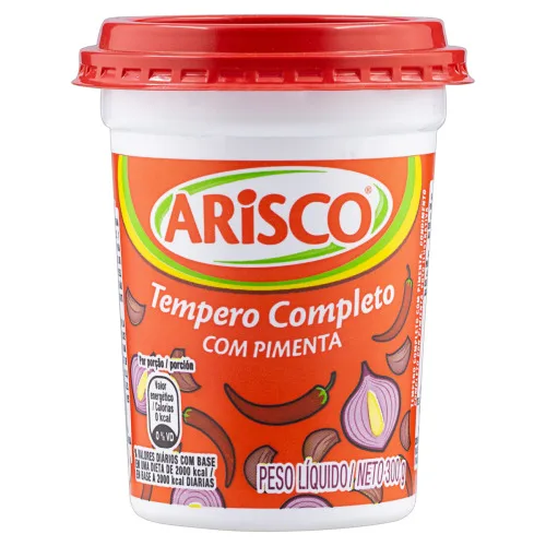 Tempero Completo Com Pimenta Arisco Pote 300g - ARISCO