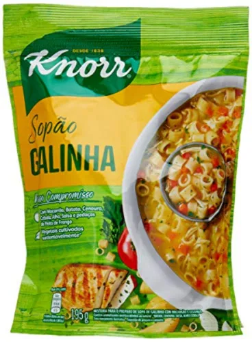 Sopão Com Macarrão Galinha Knorr Pacote 195g - KNORR