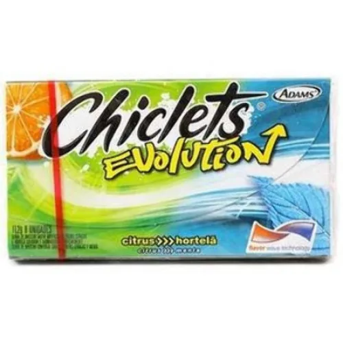 Chiclets Citrus E Hortelã Evolution - CHICLETS