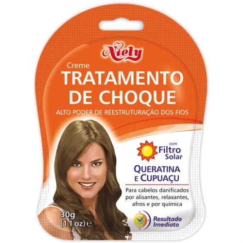 Sache Tratamento Niely Gold 30g Tratamento De Choque Queratina Unit - NIELY GOLD