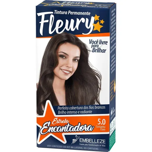 Tintura Embelleza Fleury Coloração Especial 5.0 Castanho Claro - FLEURY