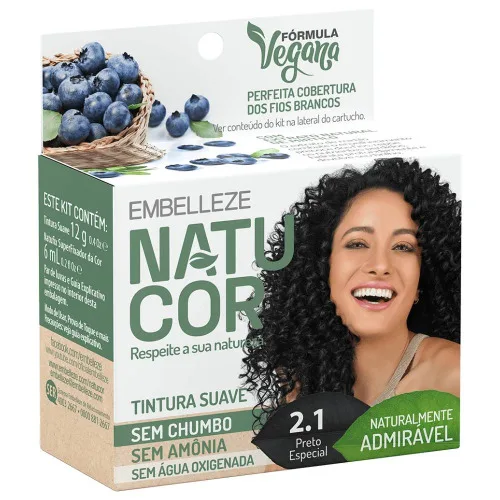 Tint Natucor Mirtilo 2.1 - NATUCOR