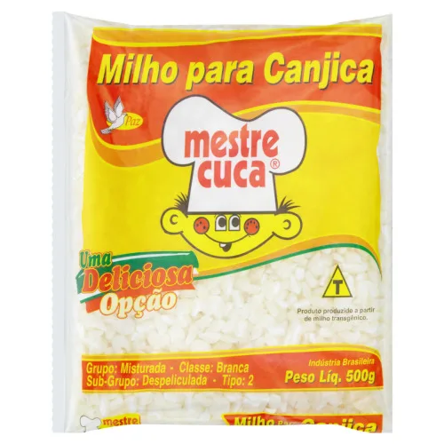 Milho Para Canjica Tipo 2 Mestre Cuca Pacote 500g - MESTRE CUCA