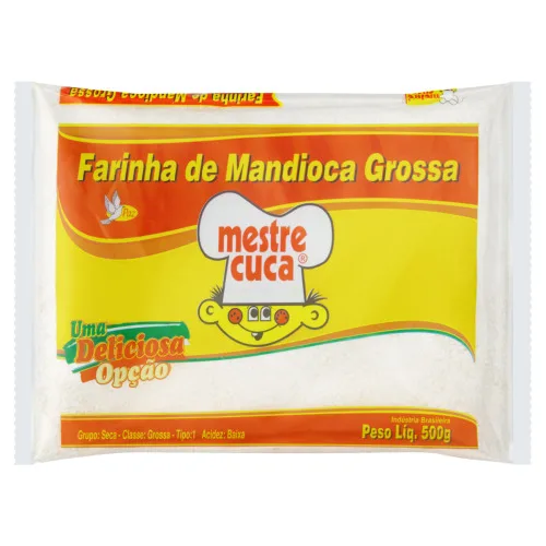 Farinha De Mandioca Tipo 1 Mestre Cuca Pacote 500g - MESTRE CUCA