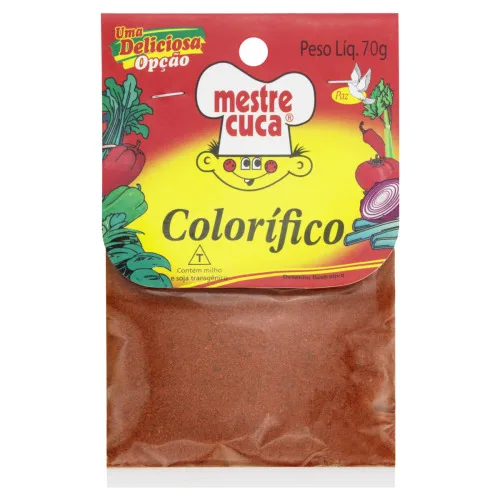 Colorífico Mestre Cuca Pacote 70g - MESTRE CUCA