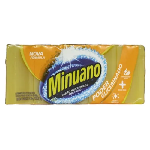 Sabão Em Barra Minuano Glicerinado 1kg - MINUANO