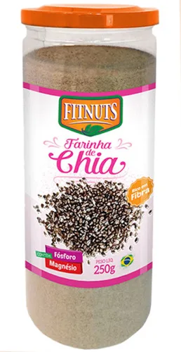 Farinha Fitnuts 250g Chia