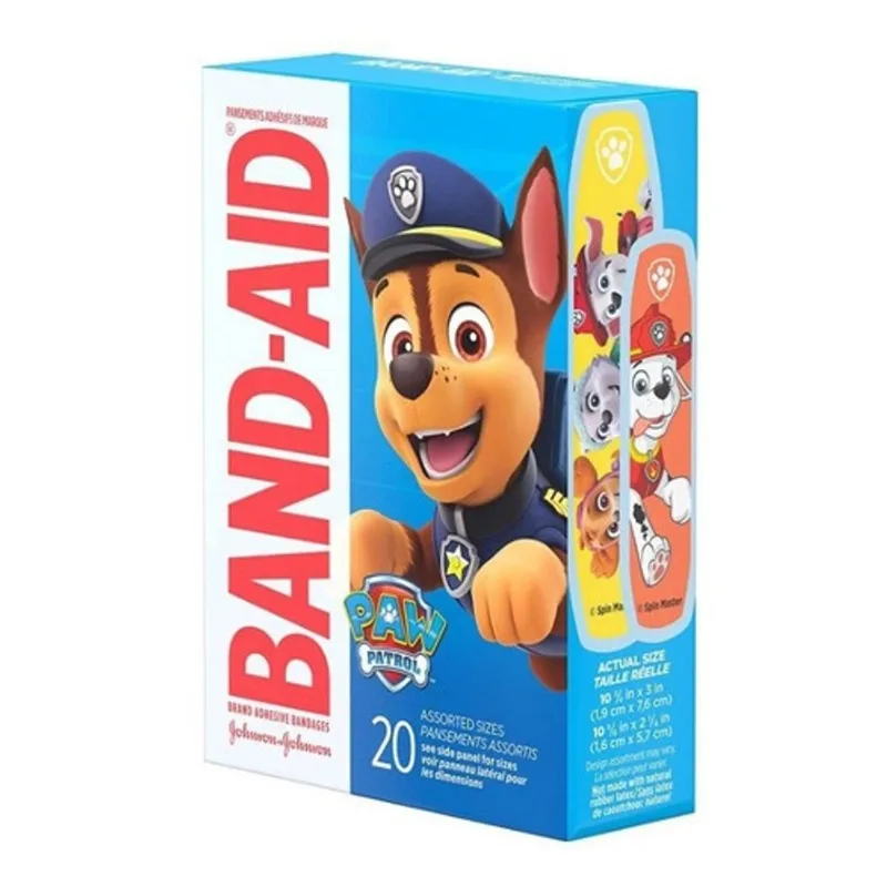 Band Aid Paw Patrol (patrulha Canina) Importado 20 Curativos