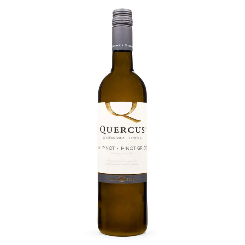 Vinho Branco Esloveno Quercus Pinot Grigio Garrafa 750ml