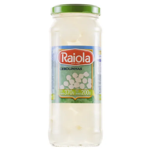 Cebolinha Em Conserva Raiola Vidro 200g - RAIOLA
