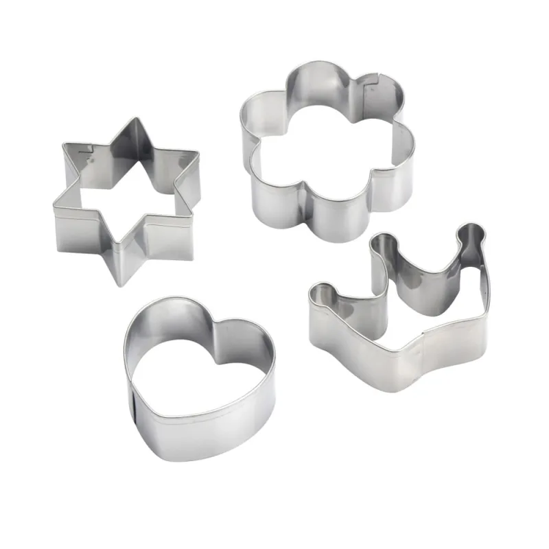 Molde p/ Massa Krea Desenhos 4 Peças CB0377 - Krea