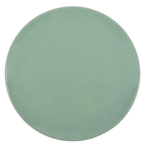 Prato de Sobremesa Krea Cerâmica Verde 21cm - Krea