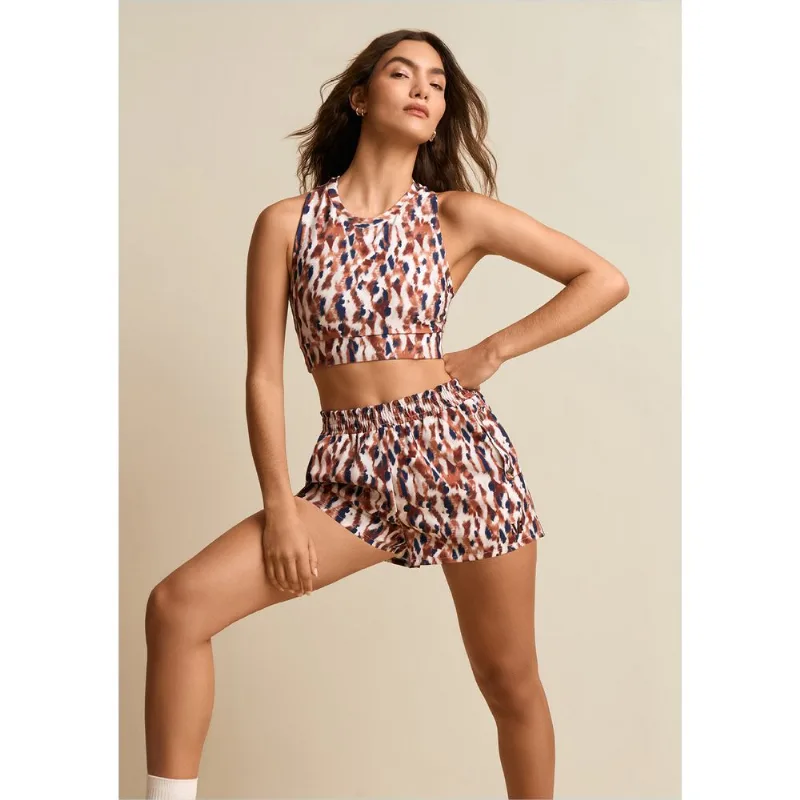 Shorts Morena Rosa Reto Média Caramelo M