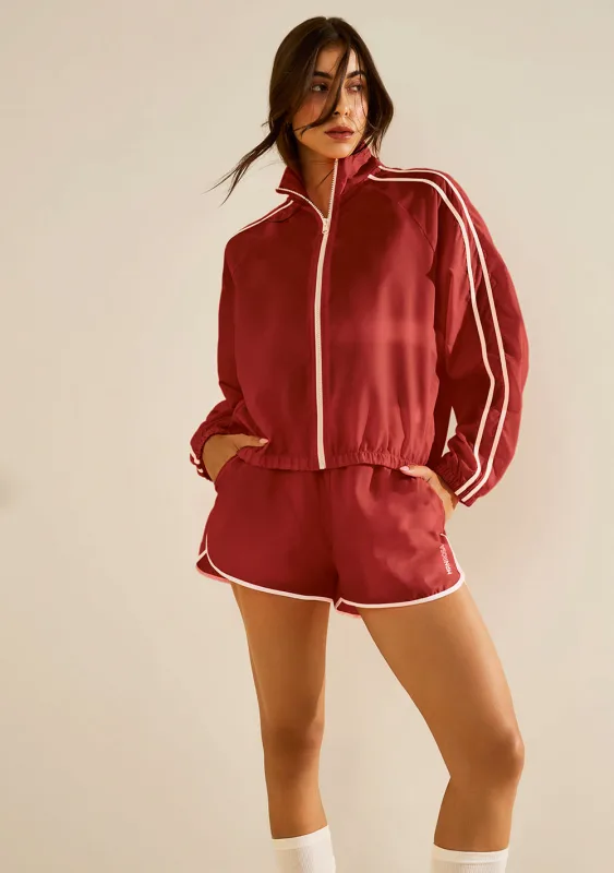 Shorts Morena Rosa Amplo Alta Marrom - Morena Rosa