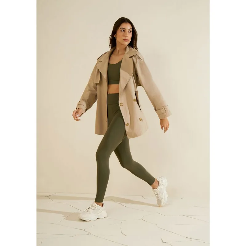 Calça Morena Rosa Legging Alta Verde M