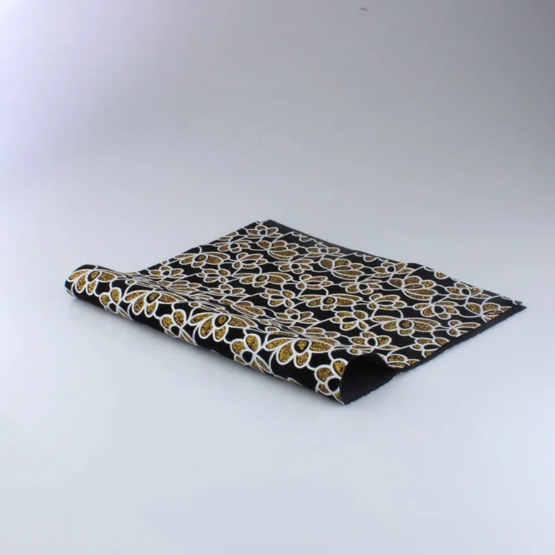 Lonita Flor Em Glitter 40X24cm 6 Unidades 18 - Flor Glitter Dourada