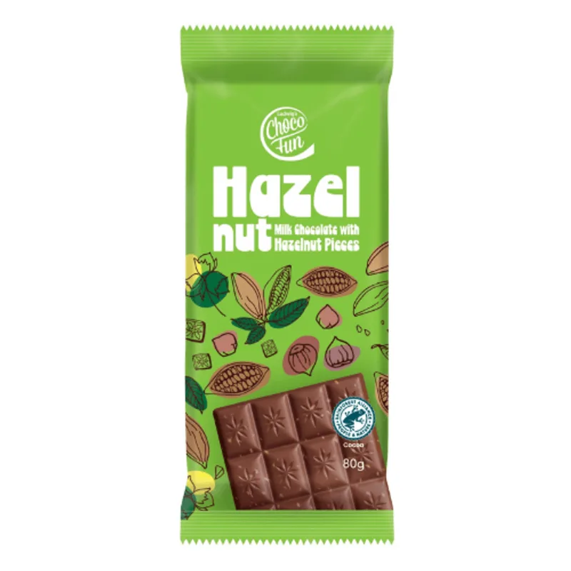 Chocolate Choco Fun Avelã Ao Leite 80g