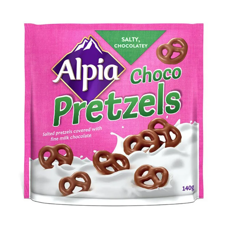 Chocolate Pretzel Alpia 140g