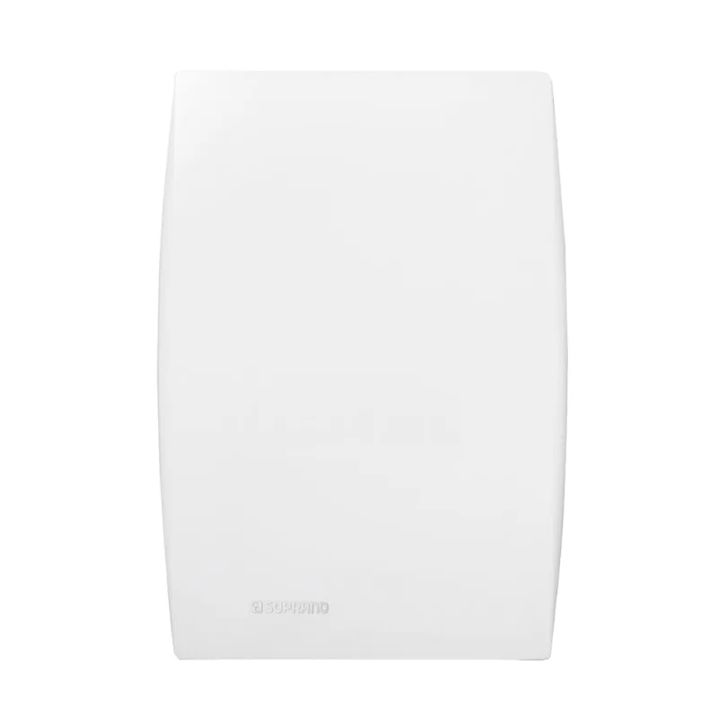 Conjunto Placa Cega Com Suporte 4X2 Branco Ilus Soprano