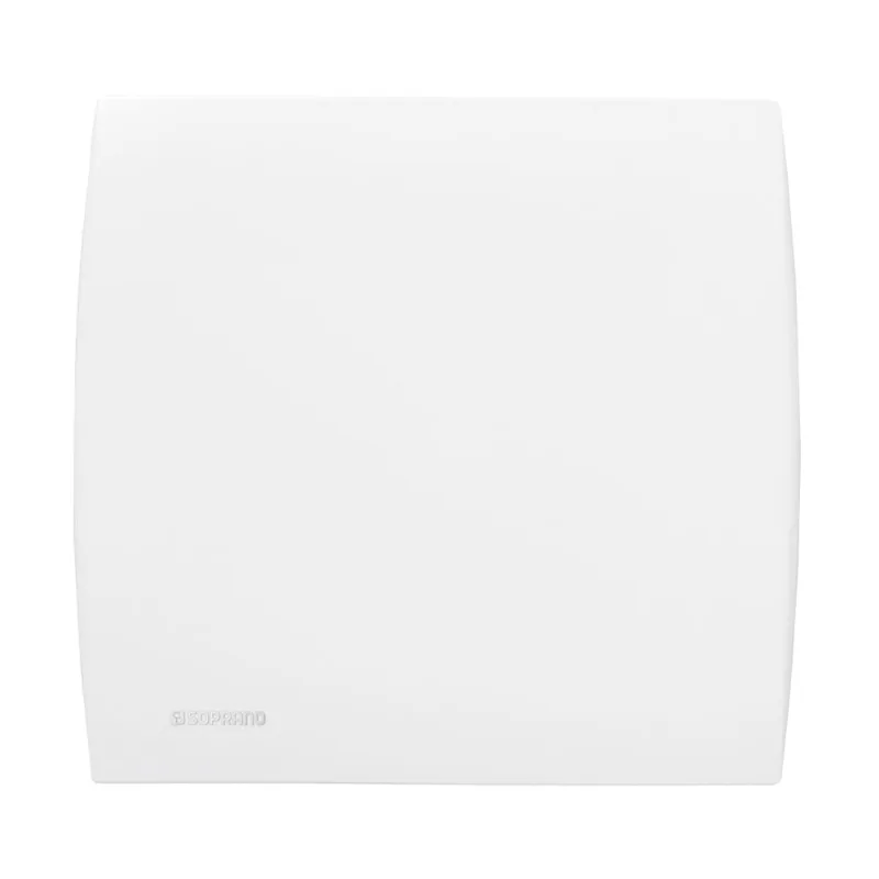 Conjunto Placa Cega Com Suporte 4X4 Branco Ilus Suporte Soprano