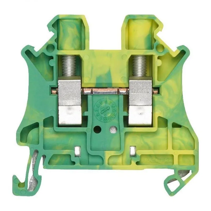 Borne de Terra 8WH1000 Conexão Parafusada Verde e Amarelo Siemens 16MM2