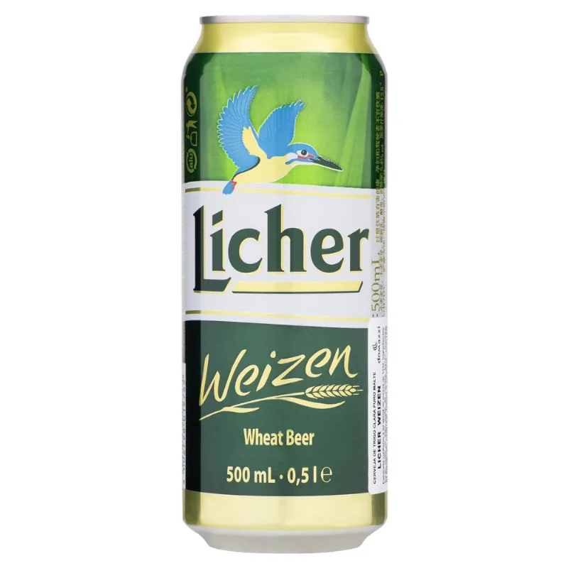 Cerveja Weizen Puro Malte Licher Lata 500ml