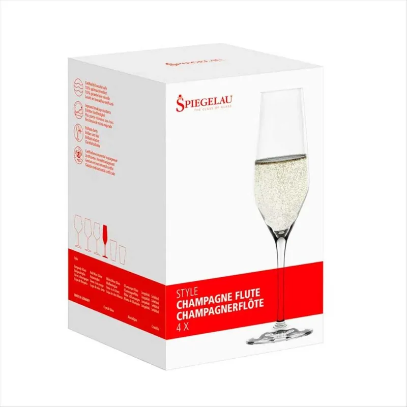 Taça de Champagne Spiegelau com 4 Unidades