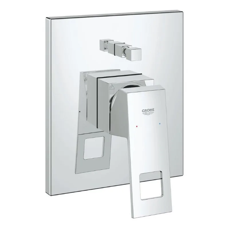Acabamento para misturador monocomando chuveiro com desviador cr linha eurocube Grohe