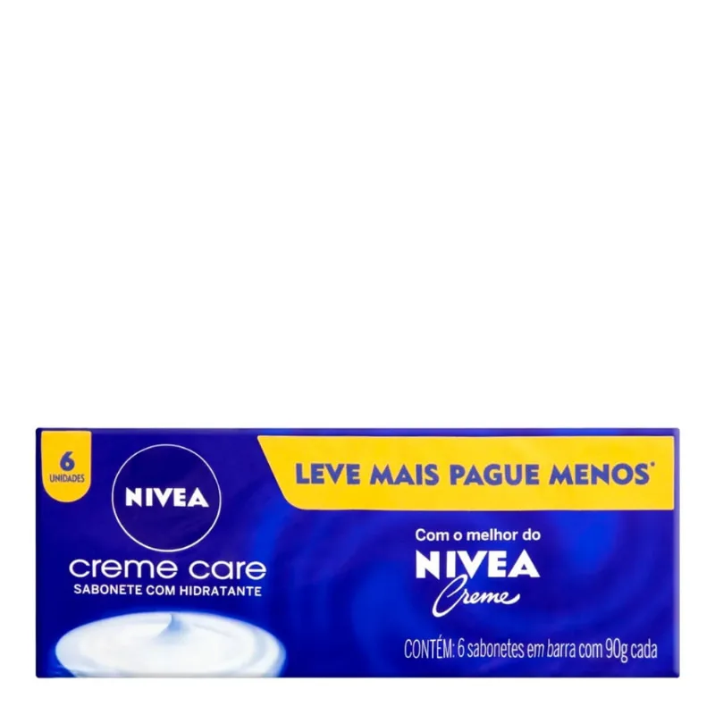 Sabonete Nivea Creme Care 90g 6 Unidades