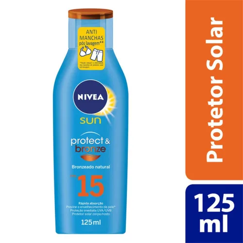 Nivea Protect E Bronze Fps 15 - NIVEA