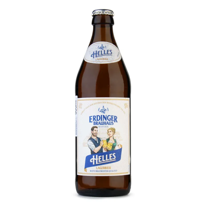 Cerveja Alemã Erdinger Helles Garrafa 500ml