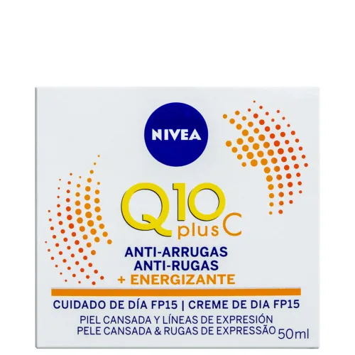 Nivea Q10 Plus C Cr Fac 50g Antissinais Diurno Fps15 - NIVEA