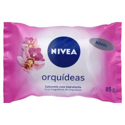 Sabonete Em Barra Hidratante Orquídeas Nivea Pacote 85g - NIVEA