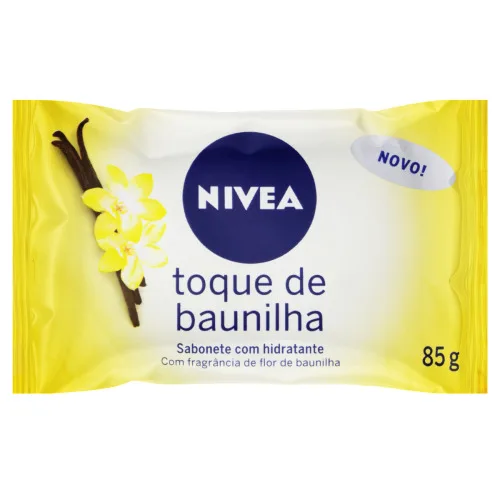 Sabonete Em Barra Hidratante Toque De Baunilha Nivea Pacote 85g - NIVEA
