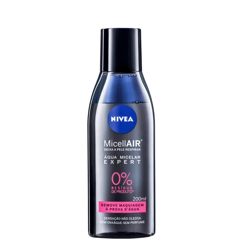 Água Micelar Expert Sem Perfume Nivea Micellair Frasco 200ml - PERFUME