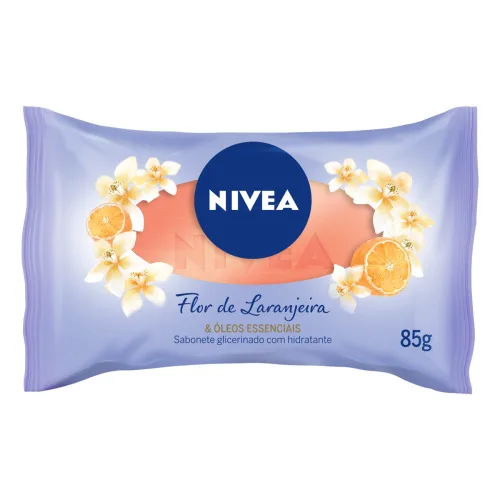 SABONETE GLICERINADO NIVEA FLOR DE LARANJEIRA E ÓLEOS ESSENCIAIS 85G - NIVEA