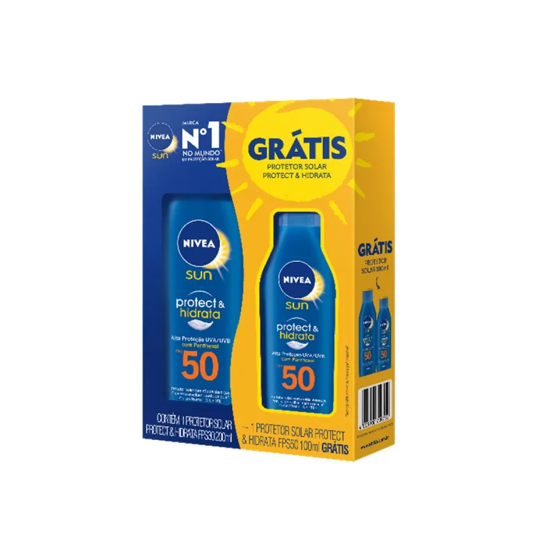 PR SOLAR NIV P&H FP50 200ML+FP50 PH100ML UNIDADE - NIVEA