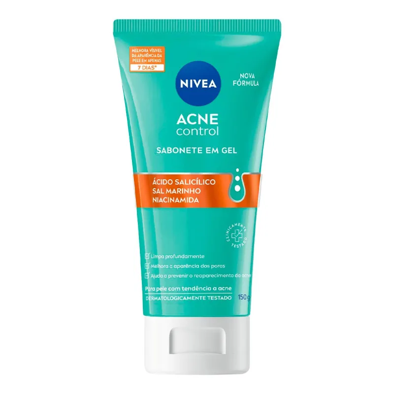 SAB NIVEA FACIAL ACNE CONTROL GEL 150G UNIDADE - Nivea