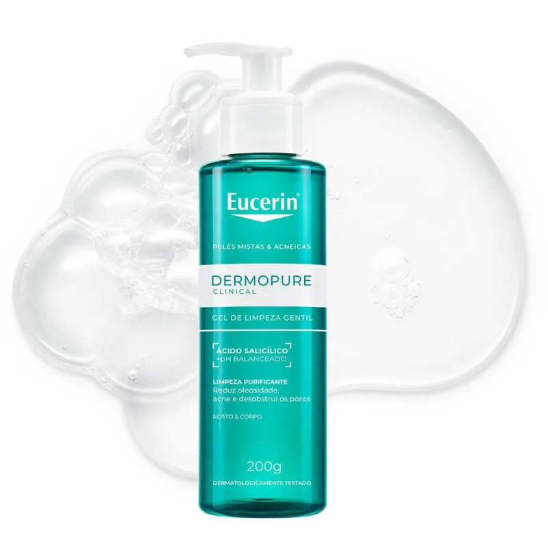 Gel de Limpeza Gentil Eucerin Dermopure Clinical 200ml - Eucerin