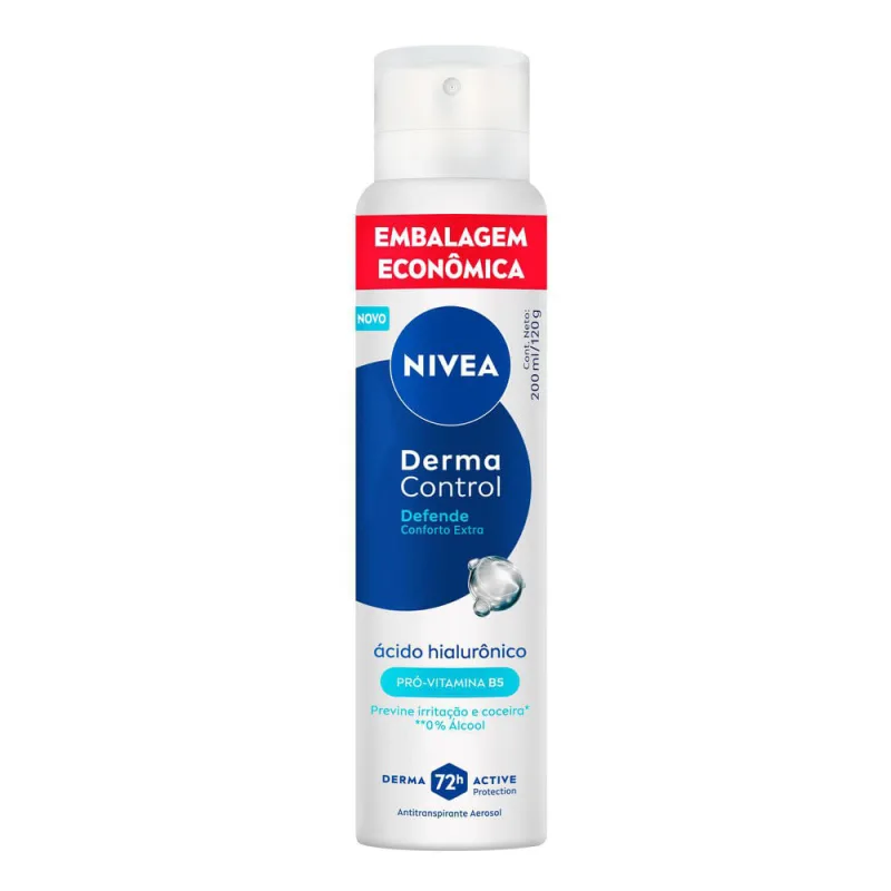 DES NIVEA AERO DERM CONT DEF FEM68 200ML UNIDADE - Nivea