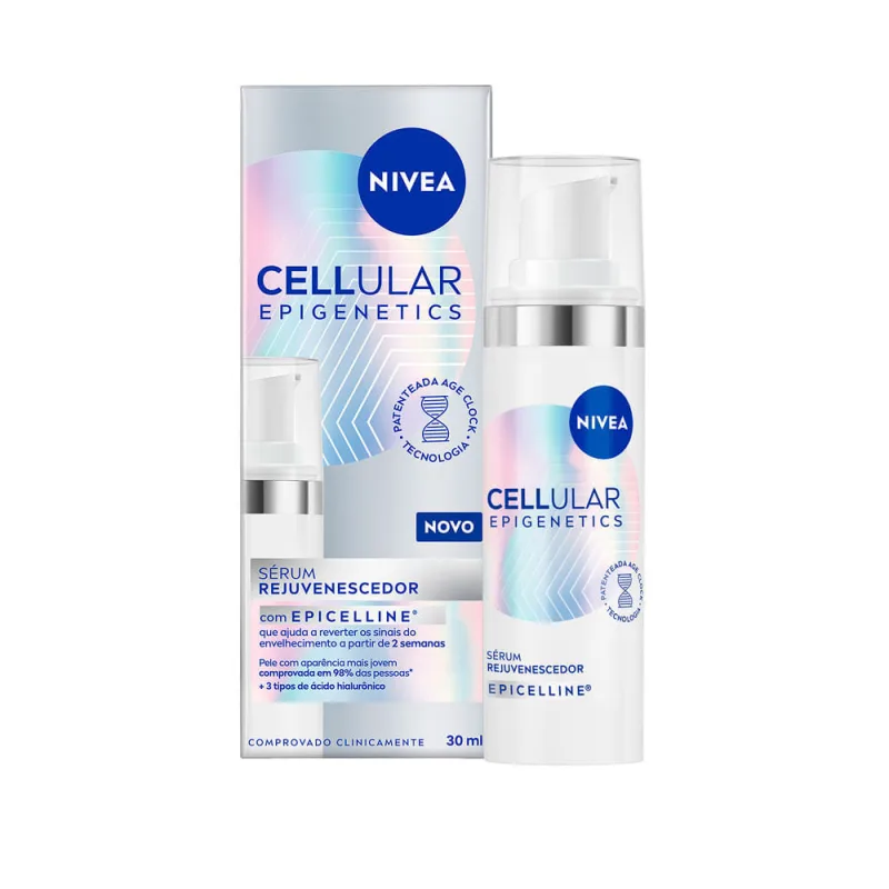 Sérum Rejuvenescedor Nivea Cellular Epigenetics Com Epicelline 30ml Nivea - Não Informado