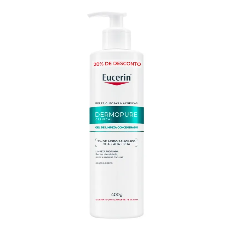 Gel de Limpeza Facial Eucerin Dermopure Clinical 400g
