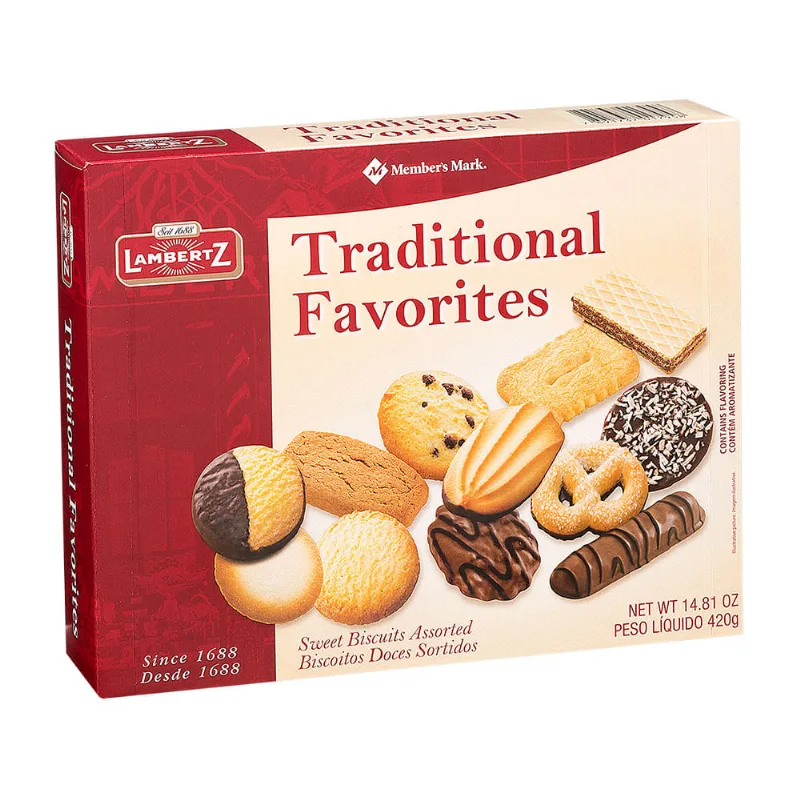 Biscoitos Traditional Favorites Lambertz Caixa 420g